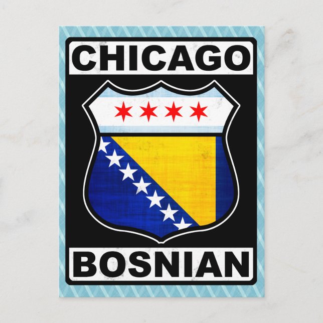 Chicago Bosnian American Vykort (Framsida)