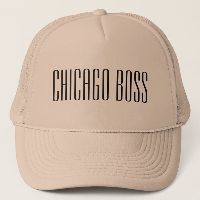 Chicago Boss mössa Truckerkeps (Framsida)