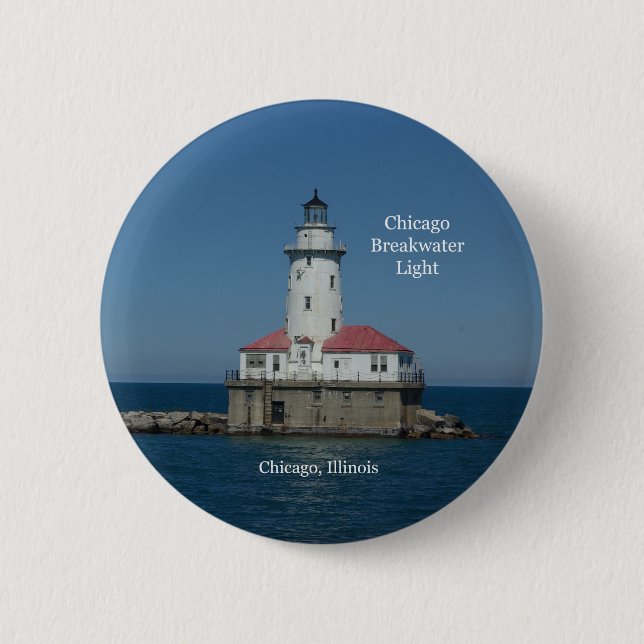Chicago Breakwater Light-knapp Knapp (Framsida)
