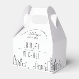 Chicago Bröllop | City Skyline Presentaskar