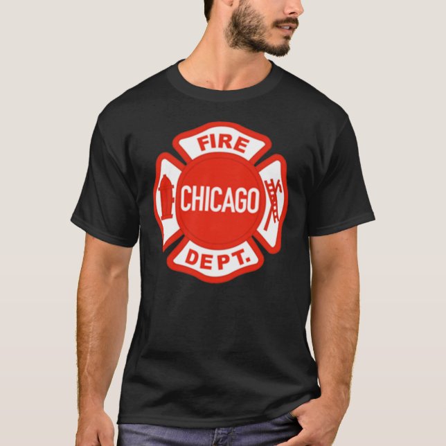 CHICAGO BRRE LOGOTYP Classic T-Shirt (Framsida)