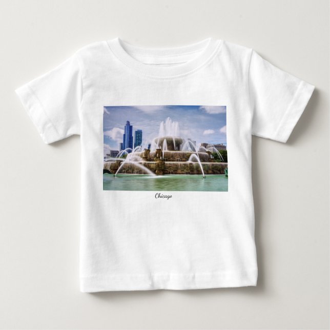 Chicago Buckingham Baby T-Shirt (Framsida)