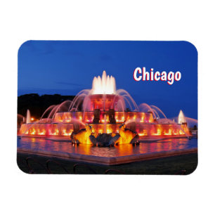 Chicago Buckingham Fontän Magnet