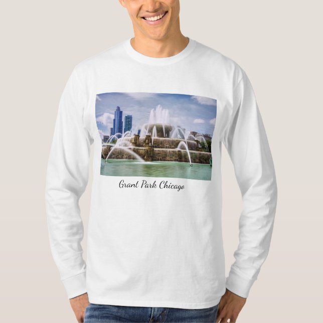 Chicago Buckingham Långärmad T-Shirt (Framsida)