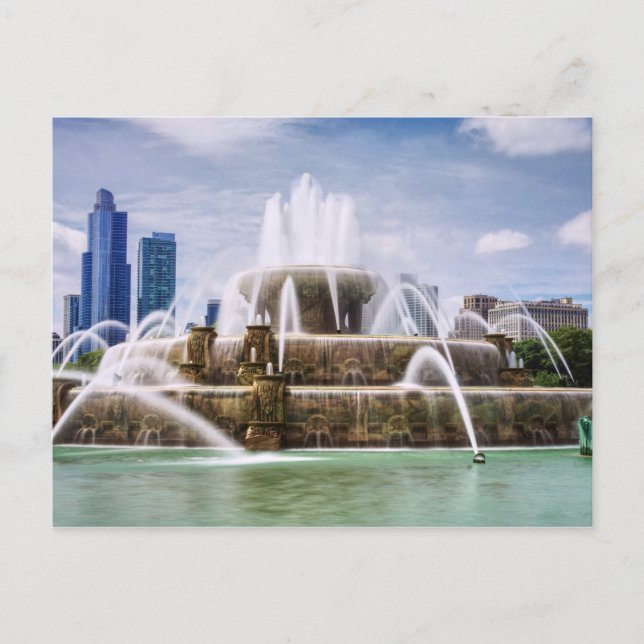 Chicago Buckingham Postcard Vykort (Framsida)