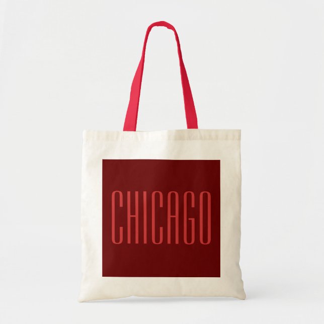 Chicago Budget Tote-väska Tygkasse (Framsidan)