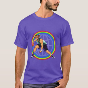 Chicago-bullar basketspelare i åtgärd 2 T-Shir T Shirt