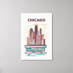 Chicago Canvastryck