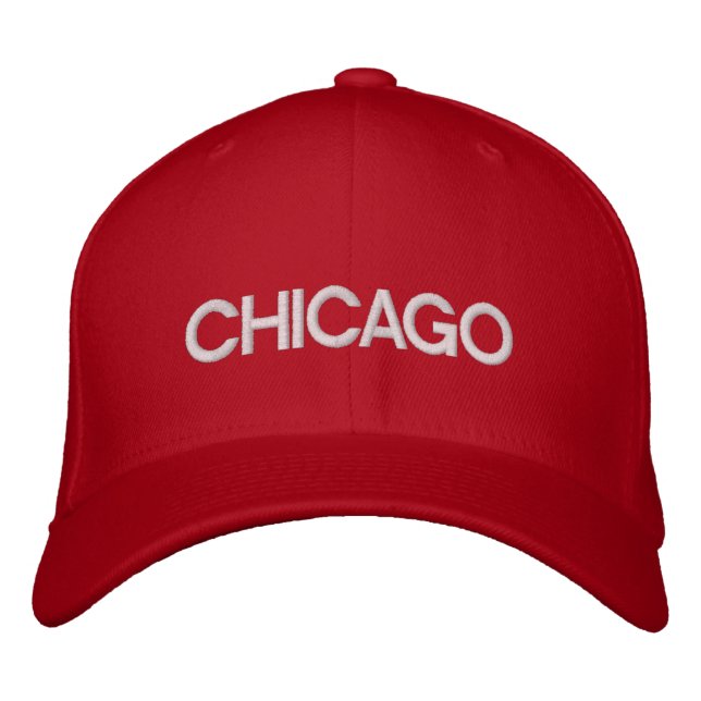 Chicago Cap Broderad Keps (Framsida)