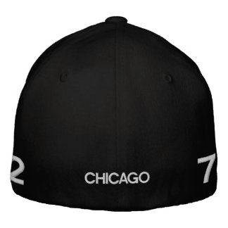 Chicago Cap: CHI Chicago 312 & 773 White Text Broderad Keps