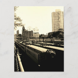 Chicago Central Railroad Station ICRR 1969 Vykort