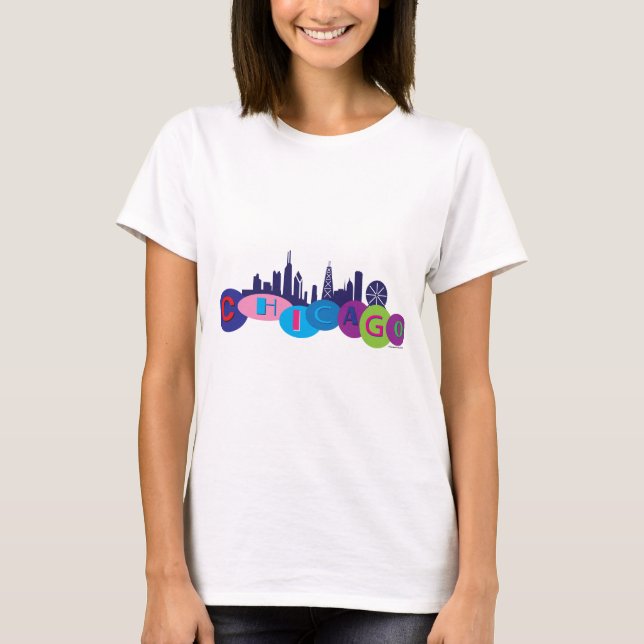 Chicago-Circles-1 T Shirt (Framsida)