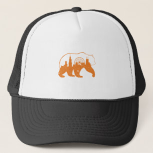 Chicago City Apparel Downtown Walking Bear Silhoue Keps