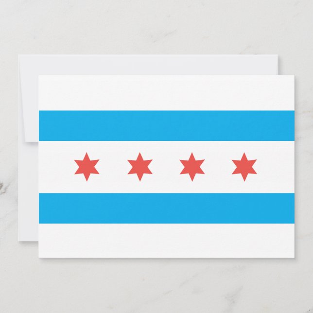 Chicago City flagga (Framsida)