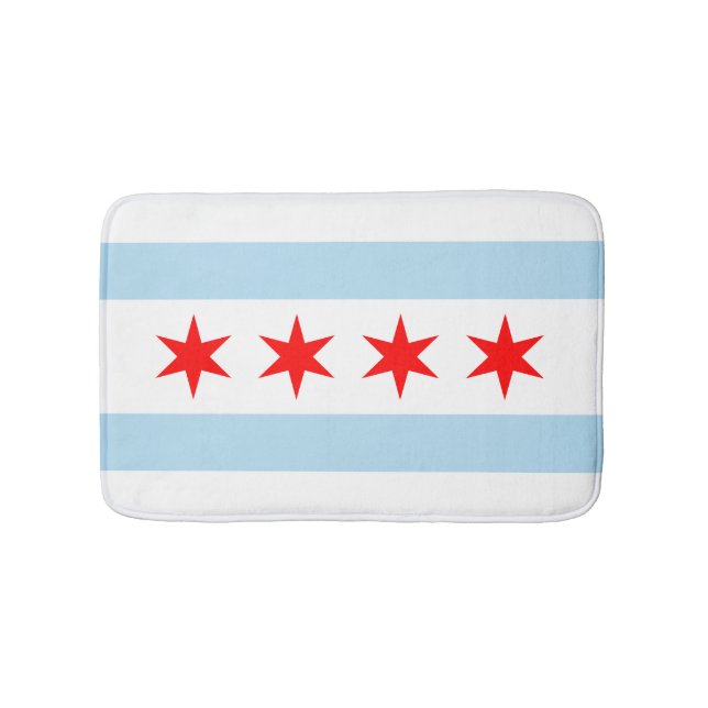 Chicago City flagga Badrumsmatta (Framsidan)