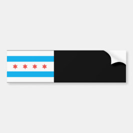 Chicago City flagga Bildekal