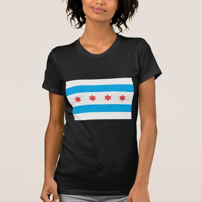 Chicago City flagga Tröja (Framsida)