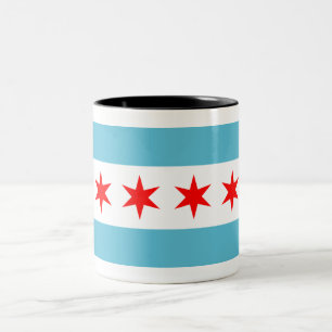 Chicago City flagga Två-Tonad Mugg