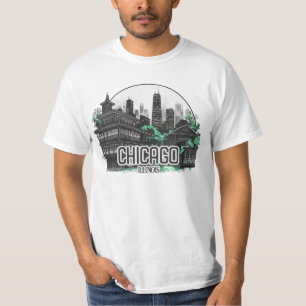 Chicago City Illinois USA T Shirt