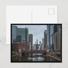 Chicago City, Illinois Vykort