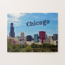 Chicago City Skyline Photo Pussel