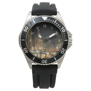 Chicago cityscape armbandsur