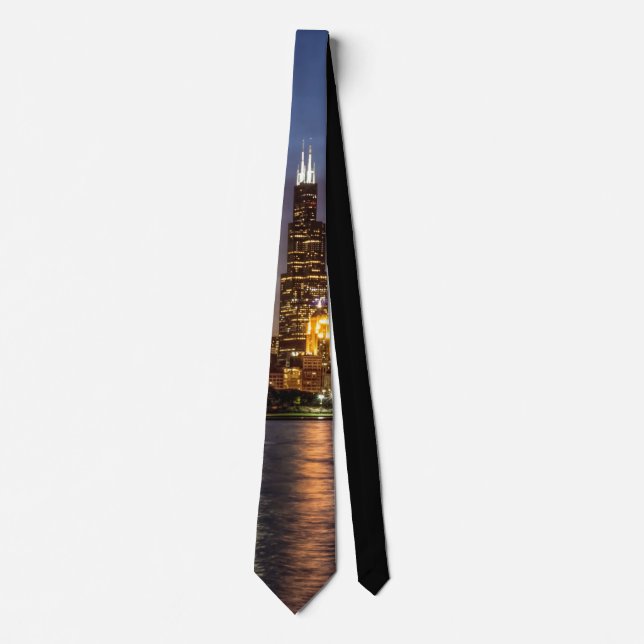 Chicago Cityscape Night Slips (Framsida)