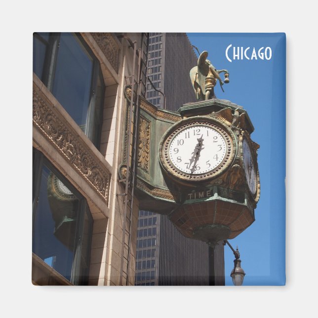 Chicago Clock Magnet (Framsidan)