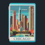 Chicago Colorful Cityscape iPad Mini Skydd<br><div class="desc">Fyrfärgad landskapsbild i Chicago.</div>