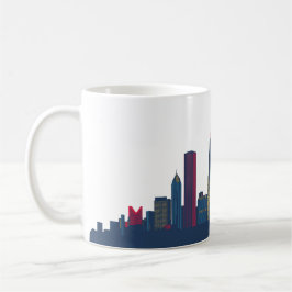 Chicago Colorful Skyline Kaffemugg