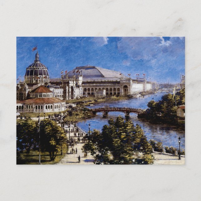 Chicago Columbian Exhibition Vykort (Framsida)