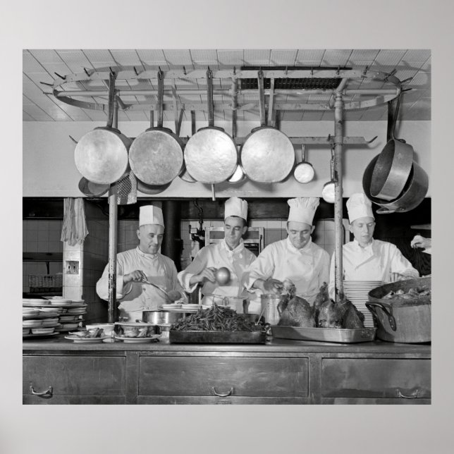 CHICAGO COMMERCIAL KITCHEN 1943 POSTER (Framsidan)