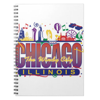Chicago Confetti Anteckningsbok