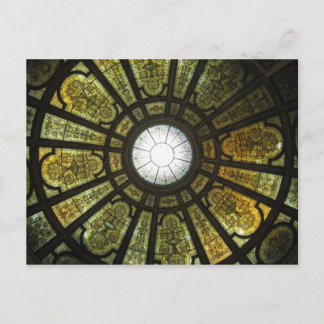 Chicago Cultural Center Dome Postcard Vykort