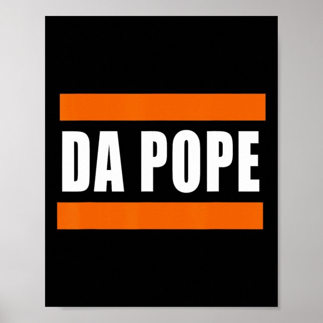 Chicago Da Pope Funny Humor Poster (Framsidan)