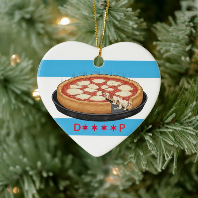 Chicago Deeeeep Dish Julgransprydnad Keramik (Träd)