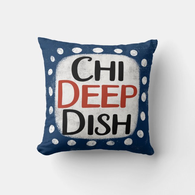 Chicago Deep Dish Dekorativ kudde (Framsida)