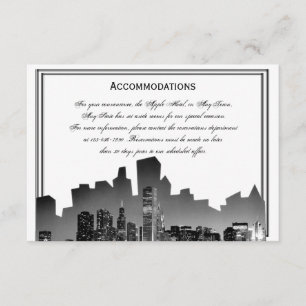 Chicago Destination Wedding Accomodations Tilläggskort