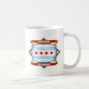 Chicago diamant kaffemugg