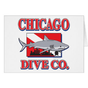 Chicago Dive Company Hälsningskort