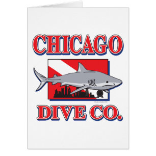 Chicago Dive Company Hälsningskort