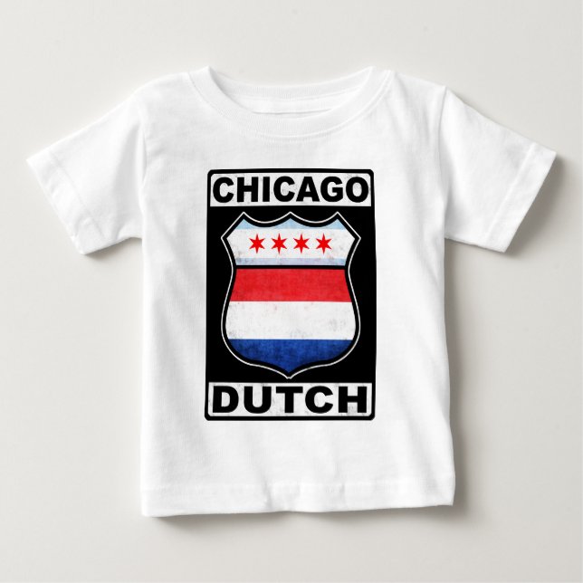 Chicago Dutch American Shield Tee Shirt (Framsida)