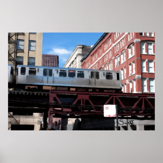 Chicago El Tåg Poster (Framsidan)