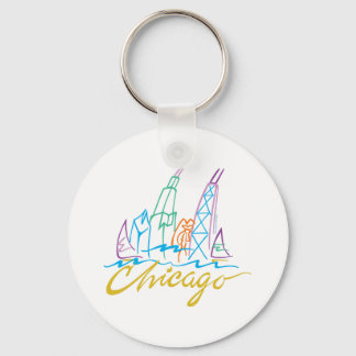 CHICAGO-EMB NYCKELRING