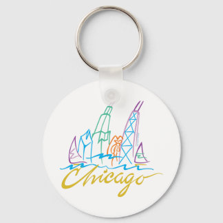 CHICAGO-EMB NYCKELRING