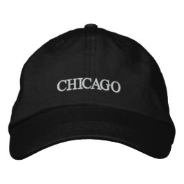 Chicago EmbroiTED Hat Broderad Keps