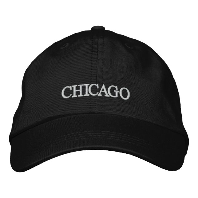 Chicago EmbroiTED Hat Broderad Keps (Framsida)