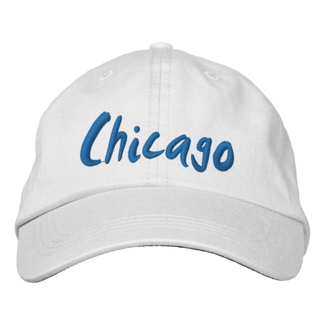 Chicago EmbroiTED Hat Broderad Keps (Framsida)