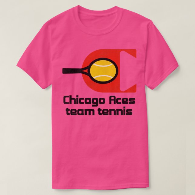 Chicago Ess Defunct Tennis Team T Shirt (Design framsida)