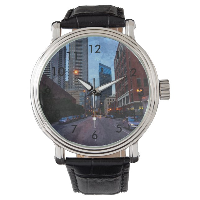 Chicago Evening Drive Armbandsur (Framsida)